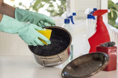 How To Clean a Burnt Pot?