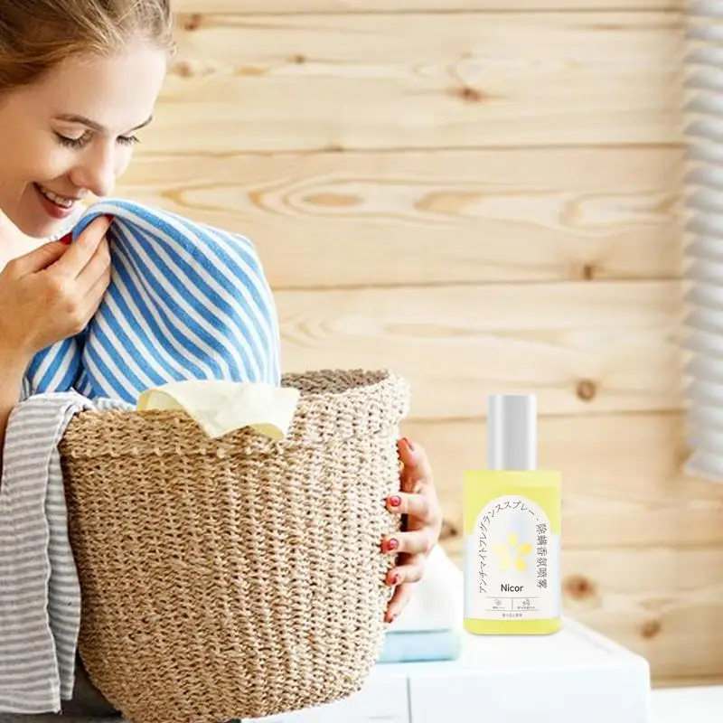 Clothes Freshener Spray 200ml Fabric Spray Freshener Anti-Static Clothes Spray With Natural Plant Essential Oils For Bathroom - AliExpress