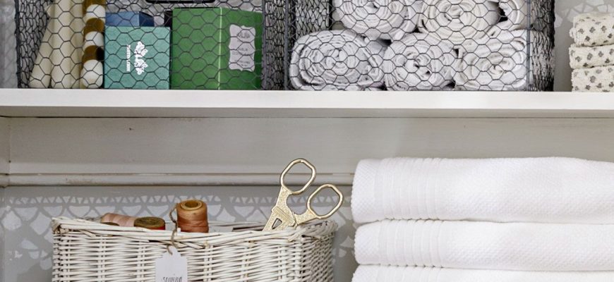 4 Quick Tricks to Organize Your Linens