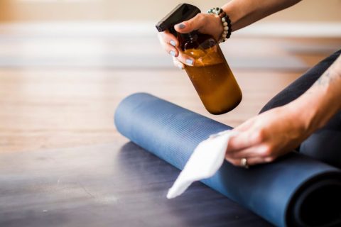 DIY Exercise Mat Spray